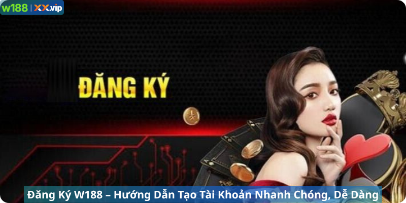 Đăng Ký W188 – Hướng Dẫn Tạo Tài Khoản Nhanh Chóng, Dễ Dàng