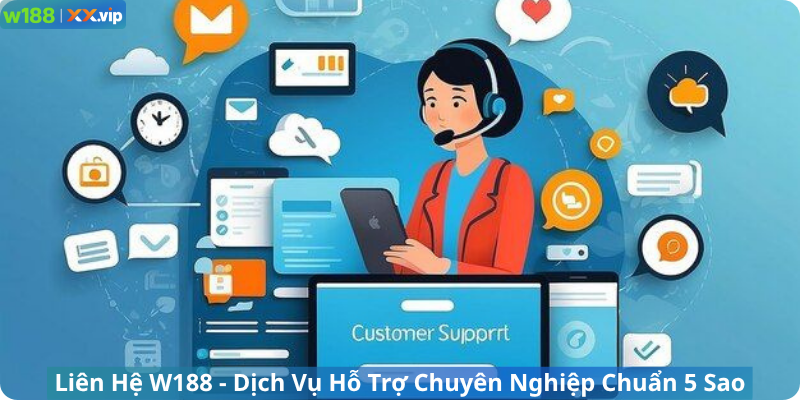 Liên Hệ W188 - Dịch Vụ Hỗ Trợ Chuyên Nghiệp Chuẩn 5 Sao