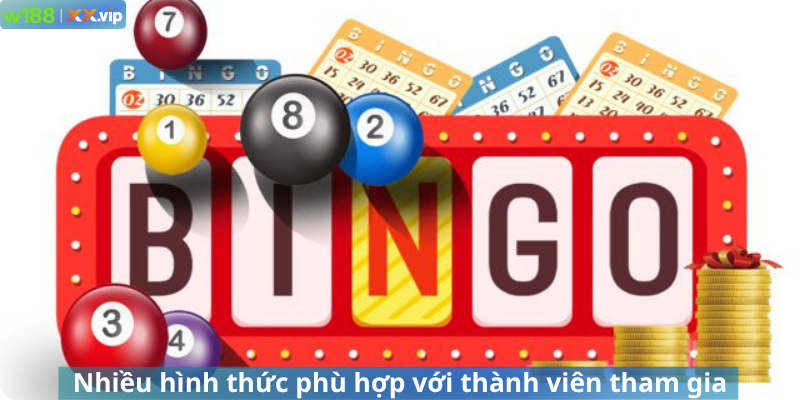 Nhiều hình thức phù hợp với thành viên tham gia
