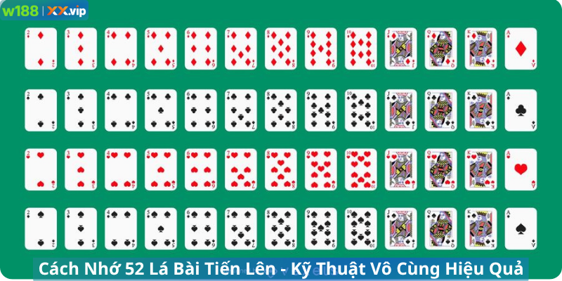 Cách Nhớ 52 Lá Bài Tiến Lên - Kỹ Thuật Vô Cùng Hiệu Quả